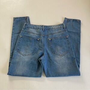 PrettyLittleThing High Rise Jeans Medium Wash Womens Size 8